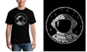 LA Pop Art Men's I Need My Space Astronaut Word Art T-shirt